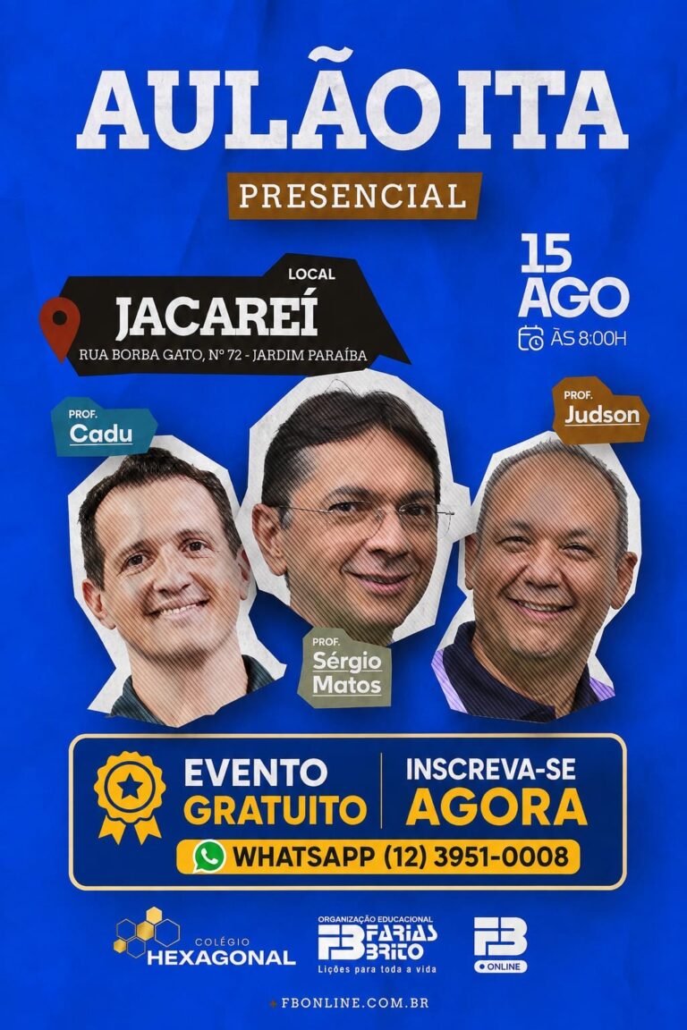JACAREÍ ENTRA NO MAPA DA PREPARAÇÃO PARA O ITA